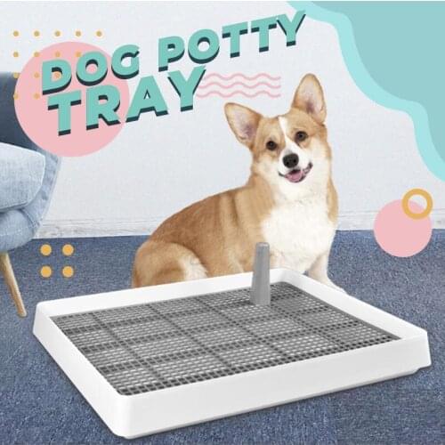 Indoor Dog Potty Training Toilet Pet Toilet for Small Dogs Cats Portable Dog Training Toilet Puppy Pad Holder Tray Pet Supplies