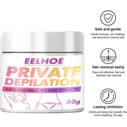 Permanent Hair Removal Cream Mild Fresh Depilation Body Armpit Painless Facial Armpit Hair Leg Hair Removal Cream TSLM1