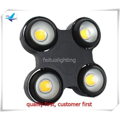 E-10/set Pro 4 Eyes Led Matrix Blinder Light 4*100W COB WW Audience Blinder Light For Stage DJ Disco Light