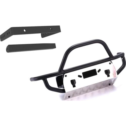 Metal Front Bumper For Traxxas TRX4 Bronco Chevrolet K5 Defender Axial SCX10 III JEEP 1/10 RC Crawler Car Parts