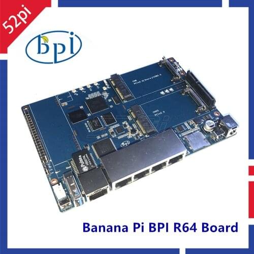 New! Banana Pi BPI-R64 MT 7622 Opensource Router Development Board MT7622 4 Gigabit LAN Ports 1 Gigabit WAN 64 Bit Chip