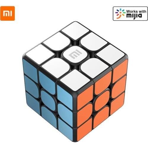 Original Xiaomi Smart Magic Cube Bluetooth 3D Dynamic Teaching Six Axis Sensor Work With Mijia Smart Home for Science Education