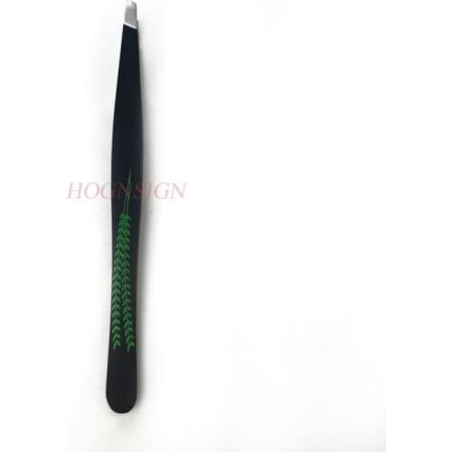 Tweezers steel Eyebrow Clip Tweezer Make Up Stainless Steel False Eyelashes Forcep Slant Tip Makeup Tools Hair Remover Facial