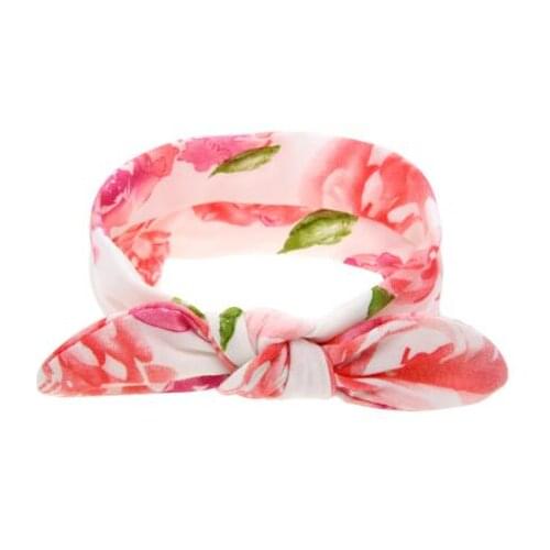 2017 Lovely Infant Headband Fashion Baby Bunny Ear Turban Newborn Bow Elastic Knot Headbands Bowknot Headwear Hair Accessories