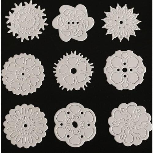 SCD1116 Flower Metal Cutting Dies For Scrapbooking Stencils DIY Album Cards Decoration Embossing Folder Craft Die Cuts Tools New