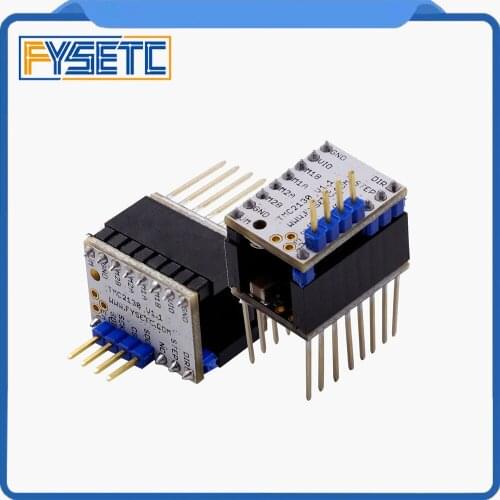 2pcs TMC2130 V1.1 For SPI Function Stepstick Stepper Motor Driver With Heat Sink 2PCS Step Stick Protector VS TMC2130 V1.0