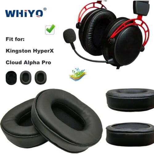 Replacement Ear Pads for Kingston HyperX Cloud Alpha Pro Headset Parts Leather Cushion Velvet Earmuff Earphone Sleeve Cover