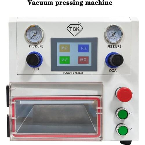 TBK 108P 3 IN 1 OCA Vacuum Laminating Machine For Samsung Iphone Curved flat tablet LCD Screens Repairment ,phone pressing tools