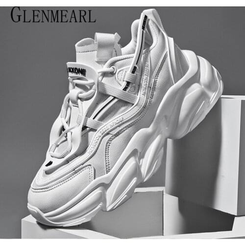 High Quality Running Shoes Unisex Brand Breathable Sports Training Shoes Rubber Hard-Wearing Fashion White Black Sneakers Flats