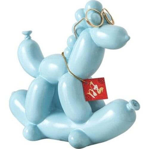 WU CHEN LONG Fashion Art Dog Ceramic Resin Crafts Sculpture Creative Gifts Modern Simple Home Decorations Statues Ornament R1036