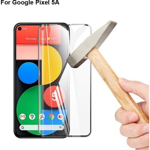 2PCS For Google Pixel 5A 3D Tempered Glass Film Screen Protector Protective Full Cover Protection For Google Pixel 5 A Pixel5A