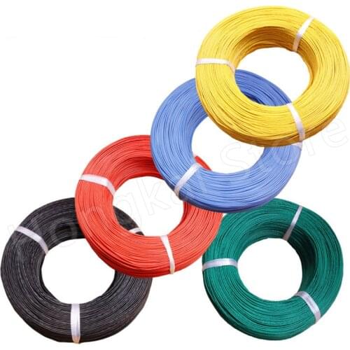 Green Flexible Stranded 30 28 26 24 22 20 18 16 14AWG UL3239 Silicone Cable Wires Tinned Copper 3000V