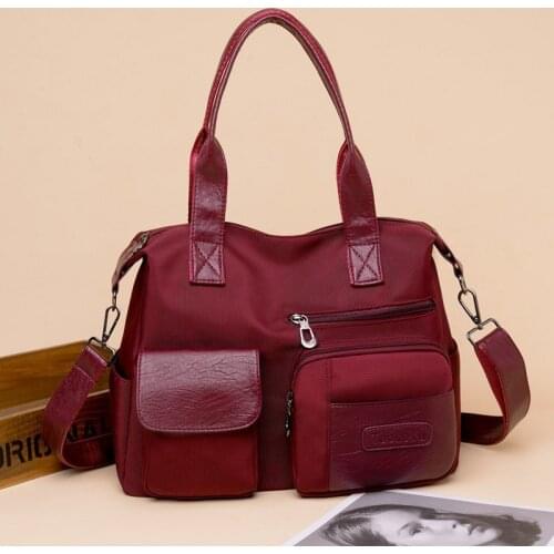 Large Capacity Oxford Handbags Women High Quality Shoulder Bag Big Cross Body Bags for Women Tote Bag Shopping Multi-pocket Sac