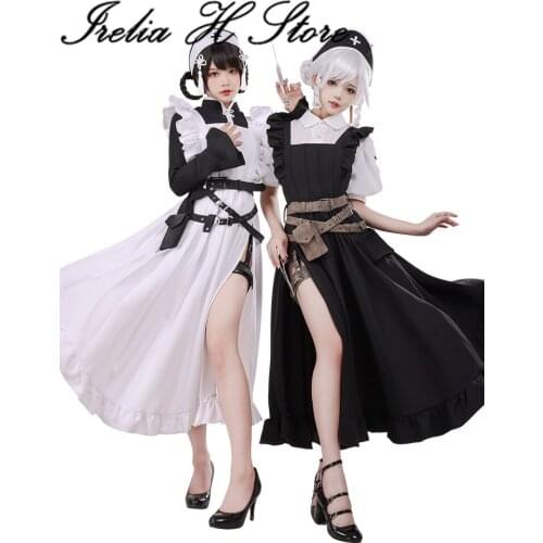 PRE-SALE Irelia H Store Twin Black and White Maid Dress Cosplay Costume Dress female