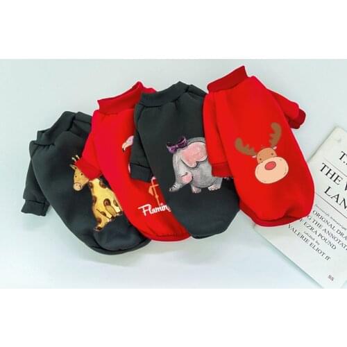 Winter Flamingo Pet Dog Clothes Sphinx Cat Sweater Free Shipping Puppy Clothes Cute Chihuahua Dog Sweater Small Dog Sweatshirt
