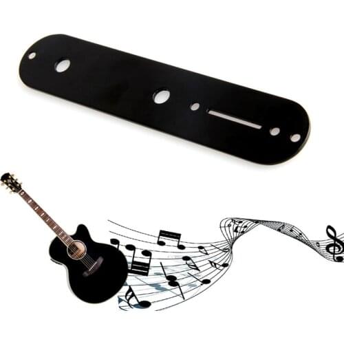 1PC Black Style Electric Guitar Control Plate for Telecaster Guitar Parts