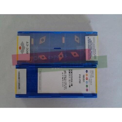 10inserts/box) carbide cutting tools manufacturers DCMT 070204 HM YBC251 Cemented Carbide Turning Inserts