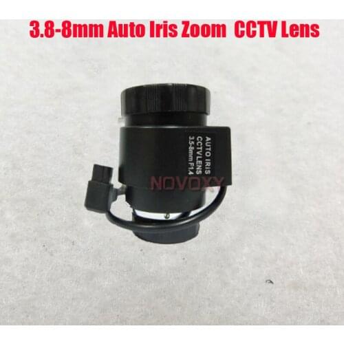 3.5~8mm Varifocal F1.4 Auto Iris Manual Zoom CCTV Lens CS Mount For Video Security Box / Body Camera Free Shipping