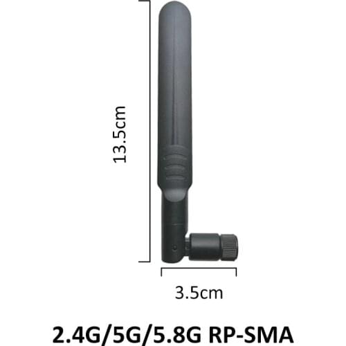 2.4GHz 5GHz 5.8Ghz Antenna 5dBi RP-SMA Connector Dual Band wifi Antena aerial SMA female wireless router 2.4 ghz 5.8 ghz IOT