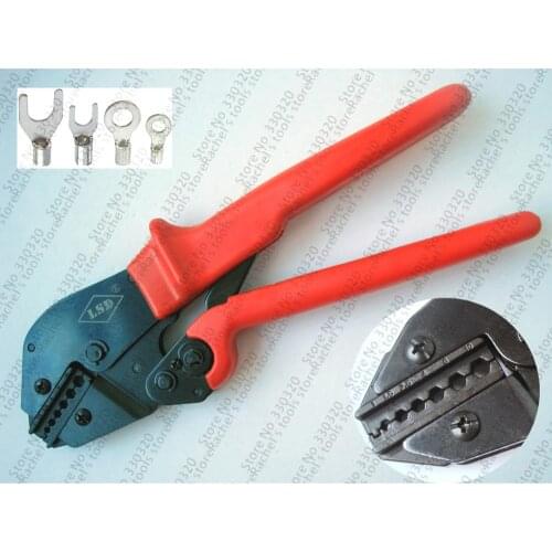 AP-110TX Ratchet Crimping Tool for non-insulated cable lug 1-10mm2 hexagonal crimper