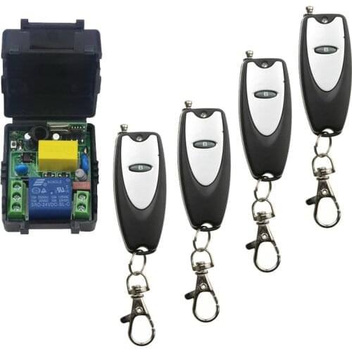New products 220 v 1 ch wireless remote control switch receiver + transmitter relay remote controller