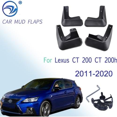 Mud Flaps For Lexus CT 200 CT 200h 2011-2018 Mudflaps Splash Guards Front Rear Mud Flap Mudguards Fender CT200h 2012 2013 2014