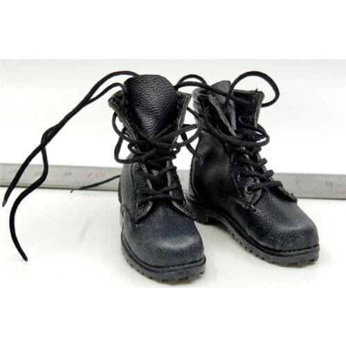 Scale 1/6 DAMTOYS DAM 78078S Russian Sniper SVD Man Fashion Black Hollow Shoes For Usual 12inch Doll Action Collectable