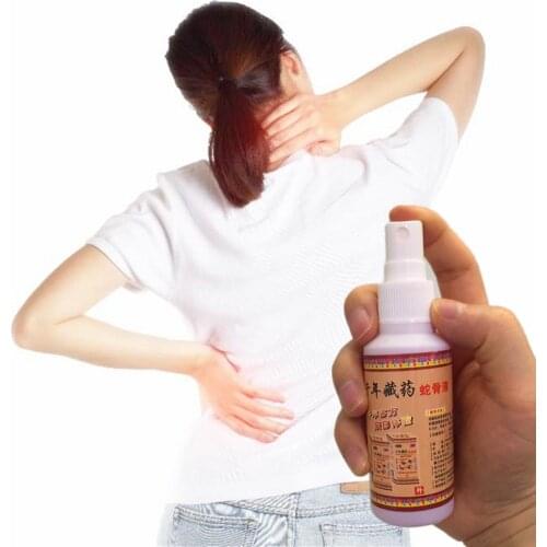 DISAA 80ml/Pcs Yak Bone Marrow Stop Pain Essential Oils Cool Feeling Far Infrared Neck Rheumatism Arthritis Spray