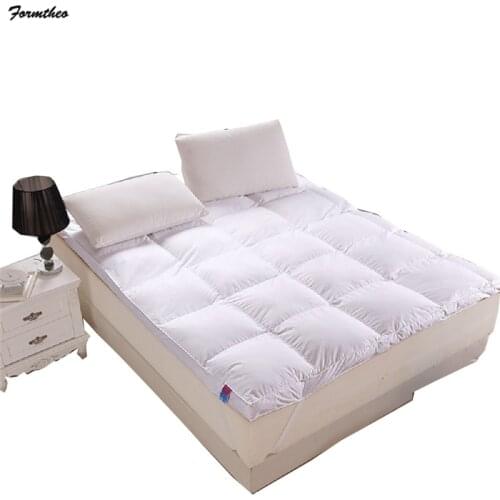FORMTHEO Winter Goose Down Mattress Topper 200*200 180*200 Soft Matras For Double Single Bed