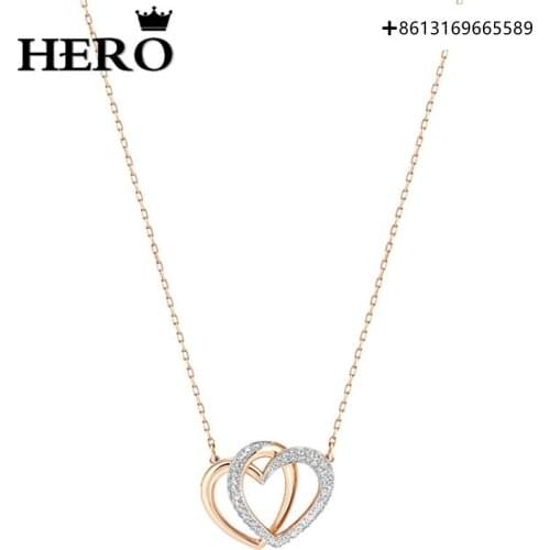 HERO high quality original copy 1:1SWA love necklace logo gift preferred free package manufacturers wholesale