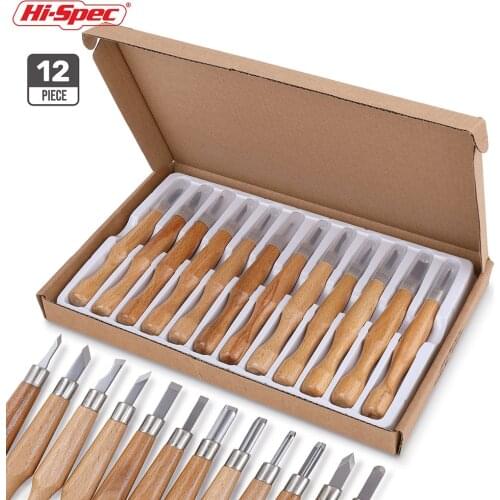 Hi-Spec Wood Carving Tool SK2 Blade Carpenter Carving Knife Set Sharp Woodworking Tools Ferramentas Para Marcenaria Furadeira