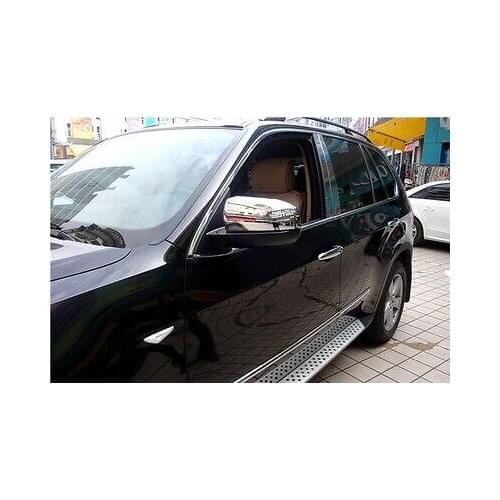 ABS Chrome Rearview Side Mirror Cover Trim 2pcs For BMW X5 E70 2007-2013