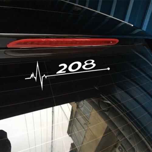 Car windows sticker For Peugeot 106 206 208 306 308 508 2008 3008 208