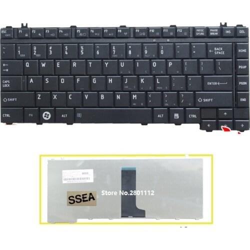 SSEA Free Shipping New Laptop US Keyboard For Toshiba Satellite L300 L311 L312 L313 L315 A350 L450 L450D L510 L515 M336 M352