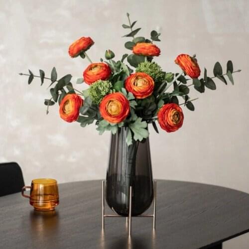 2021 New High-Grade Imitation Peony INS Small Fresh Living Room Furniture Flower Arrangement Decorative Flowers