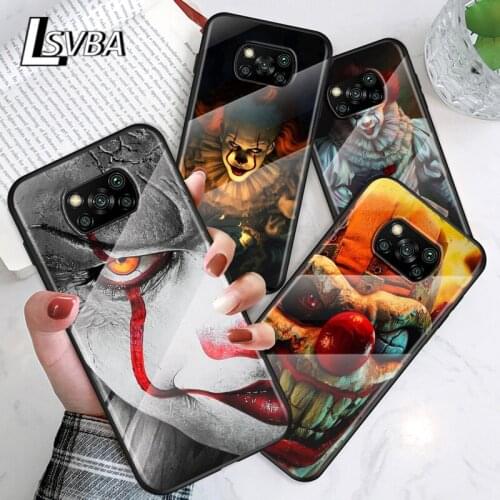 Pennywise Clown For Xiaomi POCO F3 F2 X3 NFC X2 M2 Pro Tempered Glass Hot New Shell Luxury Cover Phone Case