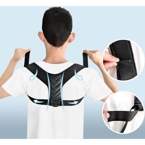Practical adjustable Clavicle Posture Corrector Men Woemen Upper Back Brace ShoulderLumbarSupport Belt Corset Posture Correction