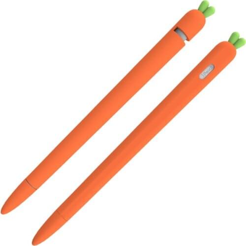Carrot silicone pencil case