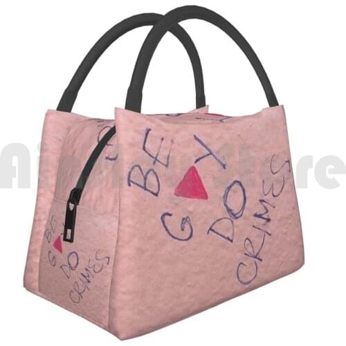 Cooler Lunch Bag Picnic Bag Be Do Crimes Be Do Crimes Be Crimes Do Marsha P Johnson Pride Week Pride