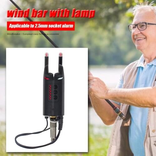 Universal Fishing Windproof Sticks Set Alarms Gear Snag Aluminium Alloy Bite Bar for Outdoor Fishing Portable Accessories