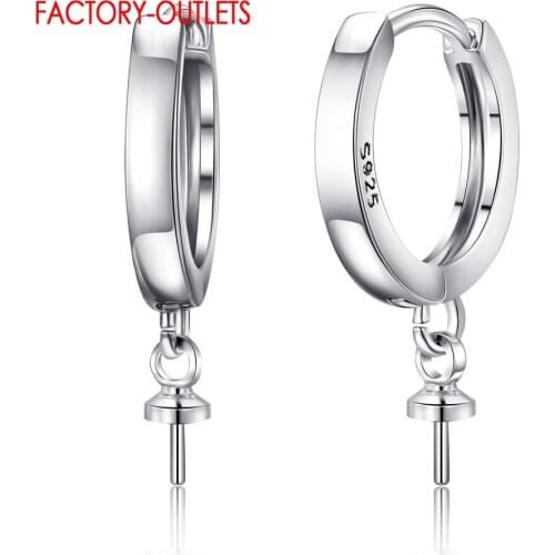 Women Classic Birthday Jewelry Gifts 925 Sterling Silver CZ Drop Earrings Geometry Shape Girlfriend Fashion Jewelry Gift