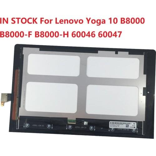 LCD display+Touch Digitizer Screen Assembly For Lenovo Yoga 10 B8000 B8000-H B8000-F Model 60047 60046