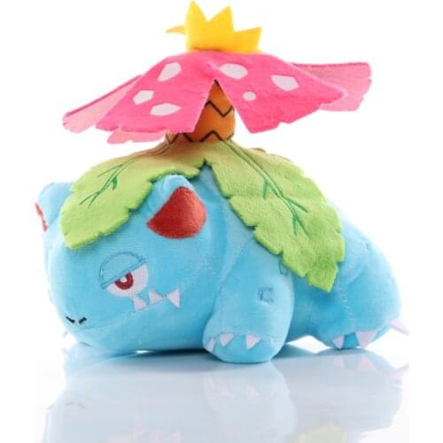1pcs 15cm Venusaur Plush Toys Doll kawaii Cartoon Venusaur Pendant Soft Plush Stuffed Toys Doll for Kids Gifts
