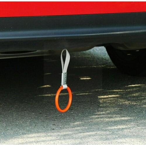 1PC Round Car Interior Pull Ring Train Bus Handle For JDM Warning Strap Loop Car RING Rear TSURIKAWA Charm Bumper Dr T2D1