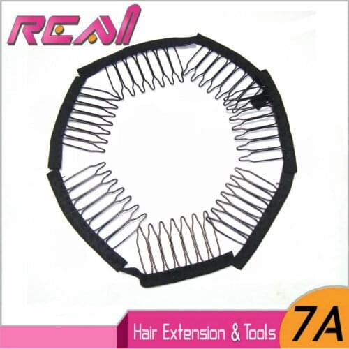 10-40Pcs/Lot Black Color Cloth Wig Combs Hair Wig Clips For Full Lace Wig Cap Wig Accessories