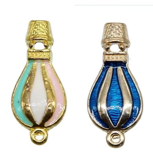 10pcs/lot Fashion hot air balloon Enamel Charms Alloy Pendant fit necklaces bracelets DIY Jewelry Accessories wholesale