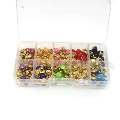 120pcs/Box Shank Resin Buttons Of DIY Scrapbooking Patchwork Sewing Decorative Crafts Home Decoration
