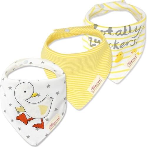 LazyChild 3pcs Organic Cotton Baby Scarf Muslin Burp Cloth Bibs Newborn Baby Boy Infant Girl Toddler Winter Scarf Waterproof Bib