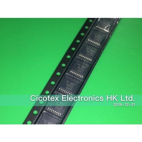 3pcs/lot ADS7830IPWT TSSOP16 ADS7830I TIADS 7830I IC ADC 8BIT 8CH 70KSPS 16-TSSOP ADS7830IPWR