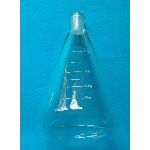 3000ml,24/40,Glass Erlenmeyer Flask,3 Litre,Conical Vessel,Laboratory Glassware